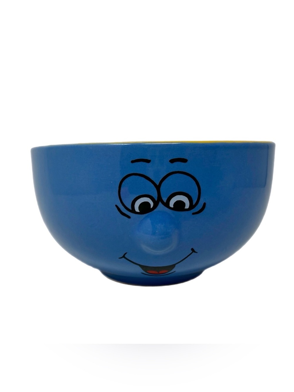 VINTAGE LIVINGWARE COLLECTION 3D SILLY FACE CEREAL DESSERT SOUP BOWL